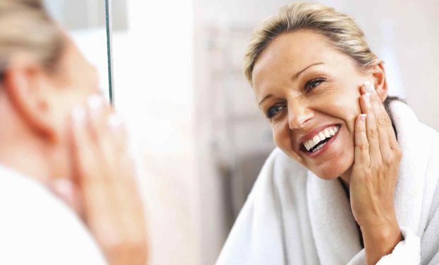 beauty routine viso
