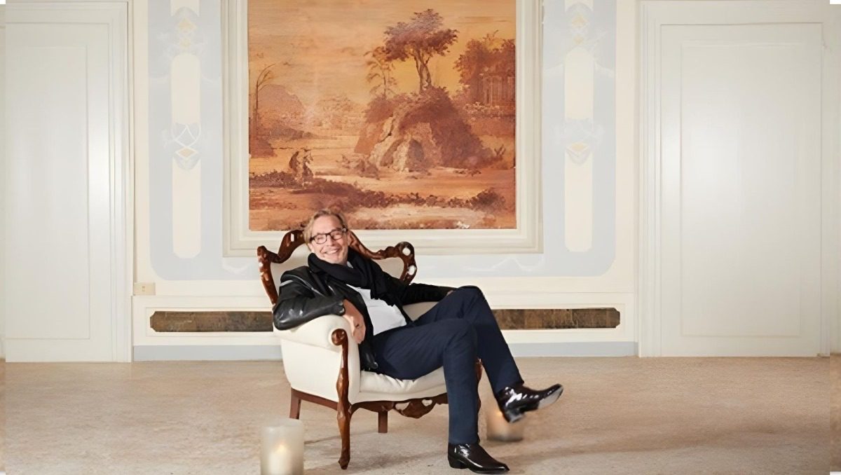 Didier Guillon, presidente del Gruppo Valmont, all’interno di Palazzo Bonvicini a Venezia, sede della Fondation Valmont.